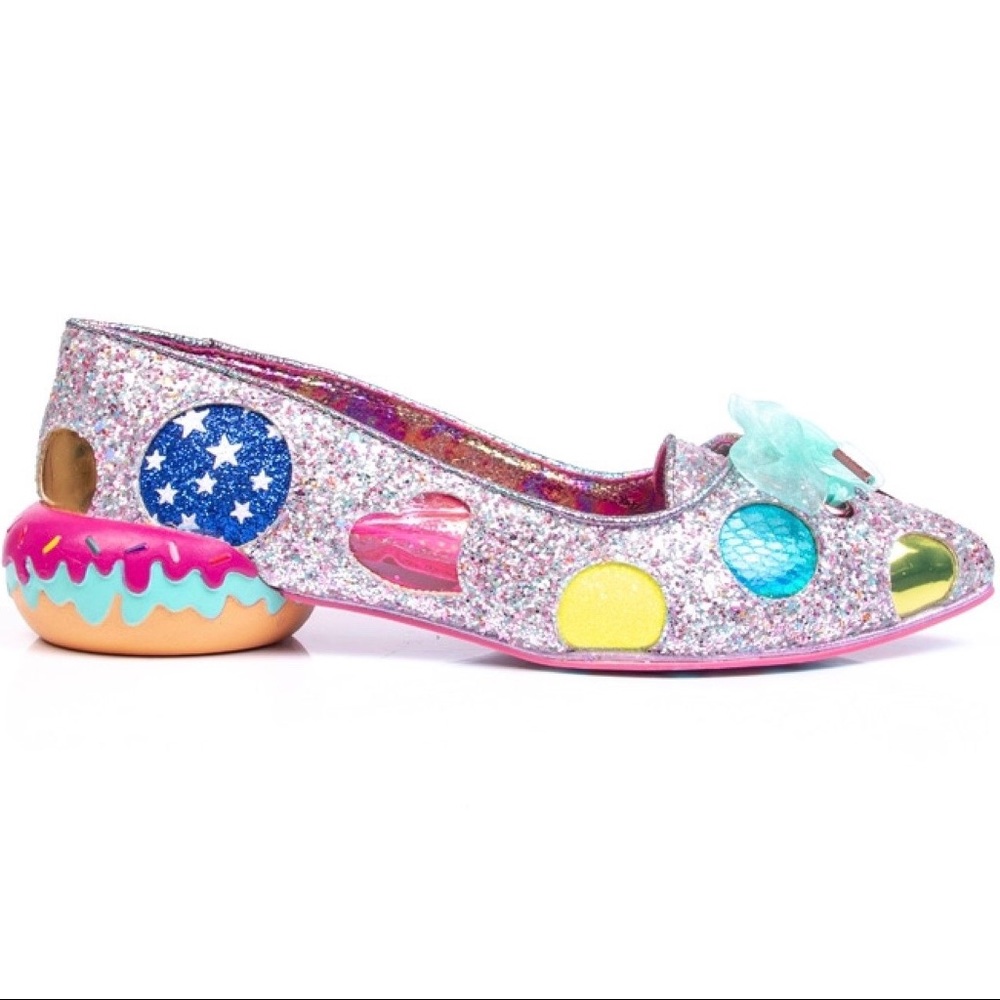 Irregular Choice Donut Flats Custard Filled Womens